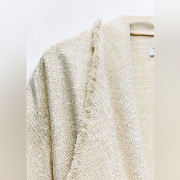 ZARA FRAYED RUSTIC TRENCH - Picture 7 of 9